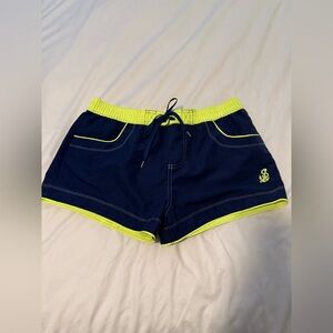 Men’s Andrew Christian swim trunks